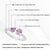 Toi Et Moi Pink Sapphire & Pave Diamond Open Bypass Ring 1.3ct in 14k Gold Size 6 For Sale - Image 13 of 16
