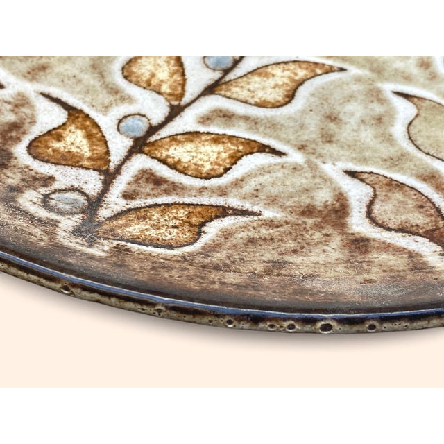 Ceramic Wall Plate by Robert Pérot for Vallauris, France, 1950s For Sale - Image 4 of 6