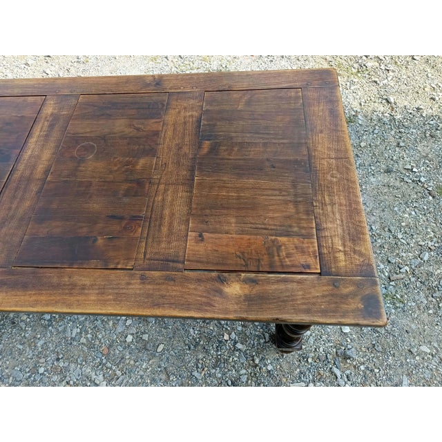 Beech Farmhouse Table, 1940s For Sale - Image 17 of 18