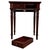 A charming early 20th-century English side table, finely crafted from mahogany and distinguished by its compact...