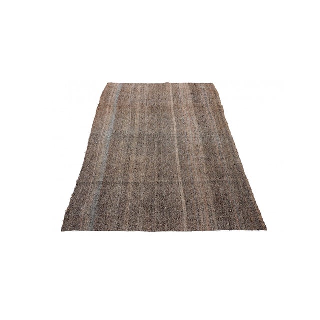 Mid-Century Modern Vintage Modern Turkish Kilim Rug - 3`9″ X 6`10″ For Sale - Image 3 of 6