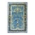 Blue Chinese Pictorial Antique Peking Rug For Sale
