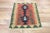 Textile Vintage Persian Shiraz Kilim Rug - 02'01 X 02'11 For Sale - Image 7 of 9