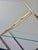 Vintage Milo Baughman Style Diamond Brass and Glass Etagere, Attributed For Sale - Image 10 of 18