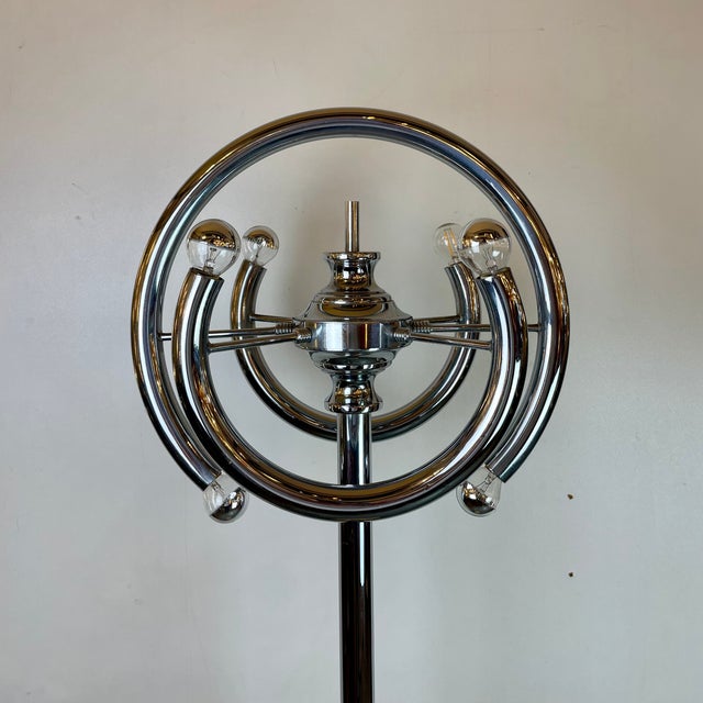 Space Age Floor Lamp attributed to Gaetano Sciolari, Italy, 1970s For Sale - Image 14 of 15