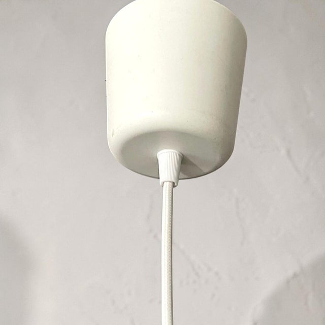 Large Vintage Space Age UFO Pendant Lamp in Green Acrylic, 1970s For Sale - Image 17 of 18