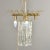 1960s Mid Century Three Tiered Murano Glass Pendant Fixture For Sale - Image 5 of 12