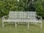 Brown Jordan Brown Jordan Florentine Aluminum Outdoor Patio Sofa, White For Sale - Image 4 of 12