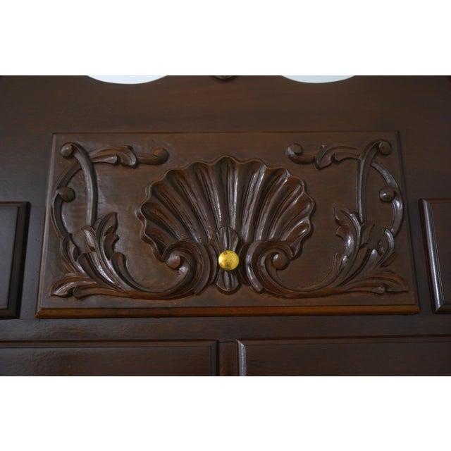 Wood Craftique Chippendale Ball & Claw Mahogany Highboy For Sale - Image 7 of 16