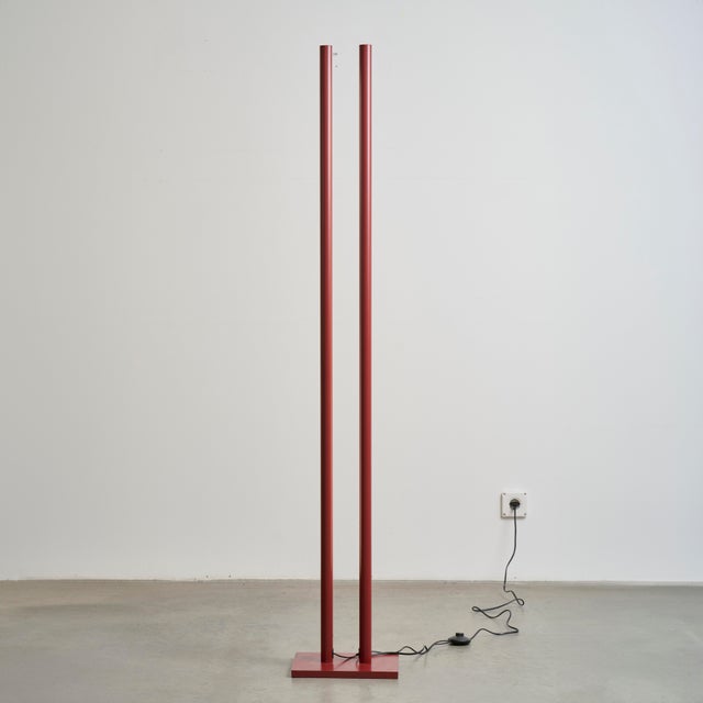 Twin Light Poles Lamp by Jörg Schellmann, in Exhibition Piece conditions. Designed from 2000 European Plug (up to 250V).