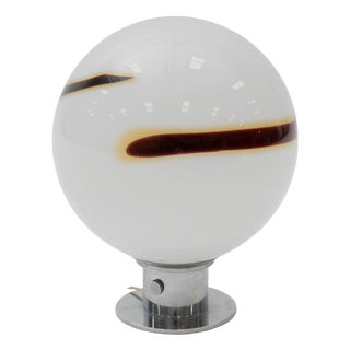 Large Murano Glass Globe Lamp, 1970s For Sale