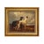 Not Yet Made - Made To Order Greyhounds in Field Print on Canvas in Antiqued Gold Frame- a 8" X 10" Framed to a 11-1/2" X 13-1/2" For Sale - Image 5 of 5