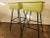 Pair of 1960s Mid-Century Atomic Bar Stools Heavy Duty Metal Base Retro Americana For Sale - Image 4 of 7