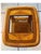 70's MCM Mersman Oak Smoked Glass End Table For Sale - Image 10 of 14