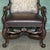 Antique Victorian Carolean Mahogany and Leather Throne Armchairs, 1880, Set of 2 For Sale - Image 11 of 18