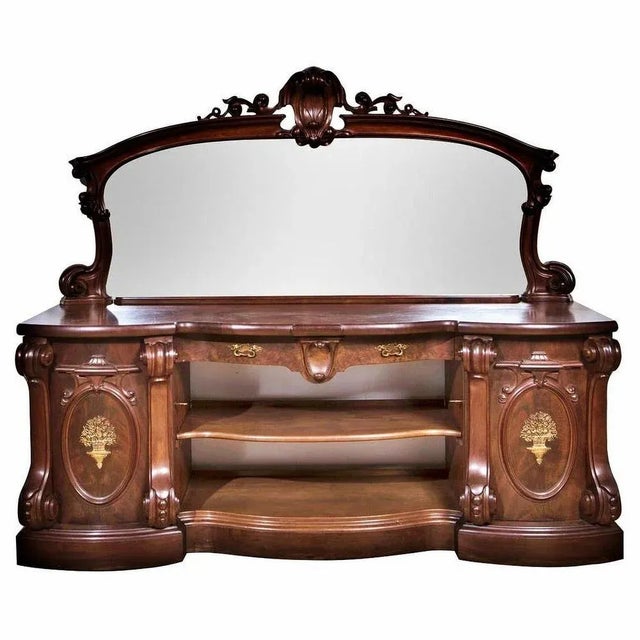 English Victorian Sideboard, 19th Century For Sale - Image 5 of 6