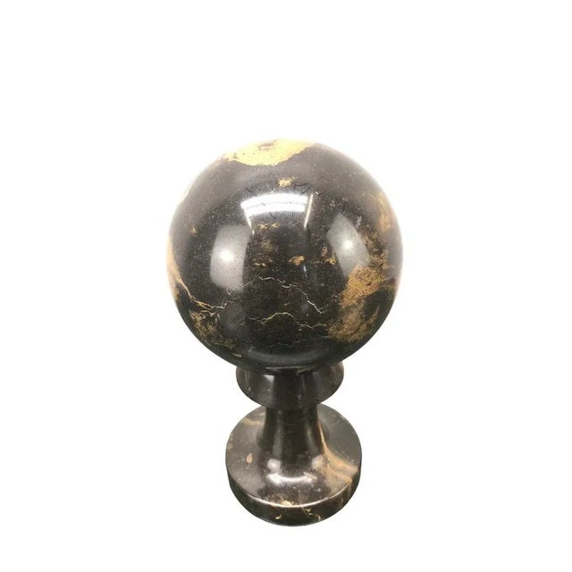 Mid 20th Century Vintage Italian Marble Orb Paperweight For Sale - Image 5 of 9