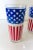 Glass 1970s Stars and Stripes Glass Tumblers - Set of 4 For Sale - Image 7 of 9