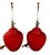1970s Vintage Royal Haeger Oxblood Red Ceramic Urn Table Lamps - a pair For Sale - Image 5 of 10
