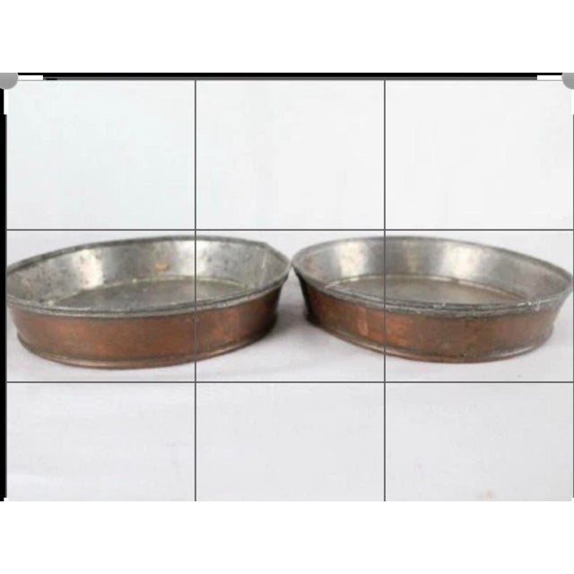 Late 19th Century 1890 Copper “Cowboy” Tea or Coffee Kettle & 2 Copper Pans For Sale - Image 5 of 7