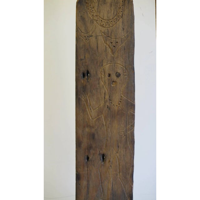 Burmese Tribal Markers Wooden Sculpture For Sale In New York - Image 6 of 11