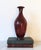Vintage Oxblood Red Asian Style Vase For Sale - Image 4 of 10