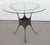 Late 20th Century Late 20th Century Glass Top Industrial French Style Garden Table For Sale - Image 5 of 13
