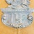 Antique Metal Plaque Virgo Lady For Sale - Image 4 of 6