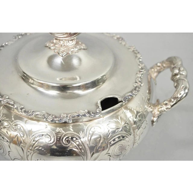 Antique Victorian Silver Plated Lidded Soup Tureen by Riverton Silver Co. For Sale In Philadelphia - Image 6 of 12
