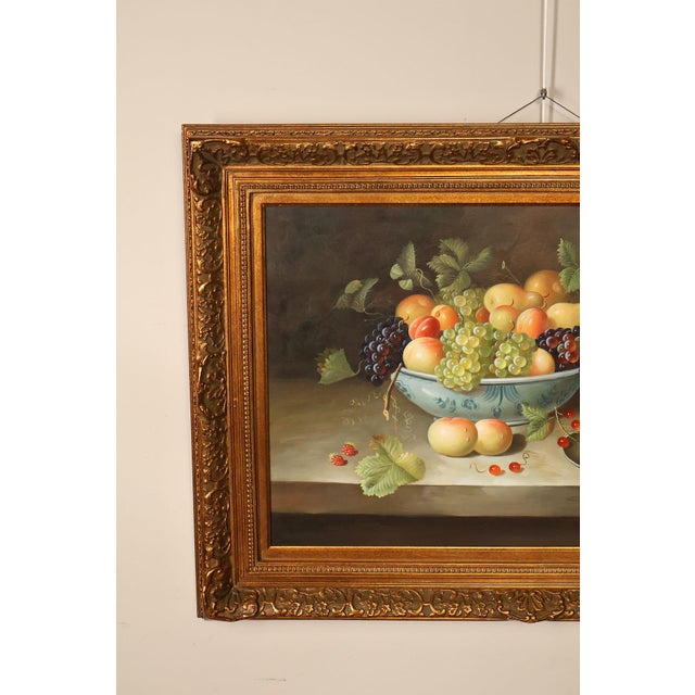 J. Abrams Still-Life Painting of Fruit For Sale - Image 10 of 18