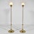 Pair of Vetri Artistica Murano Glass and Brass Torchiers For Sale In Chicago - Image 6 of 10