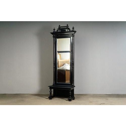 Gründerzeit Wall Mirror, Late 19th Century For Sale - Image 3 of 18