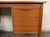 Vintage Mid-Century Modern Six Drawer Teak Writers Desk For Sale - Image 12 of 18