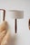 Wood Vintage Teak and Brass Floor Lamp with Cream Lampshade, 1960s For Sale - Image 7 of 11