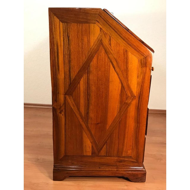 Wood German Baroque Secretary Desk, 1750 For Sale - Image 7 of 9