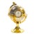 Tiffany & Co. Gilt & Silvertone Bronze Angelus Globe-Form Clock /Weather Station For Sale
