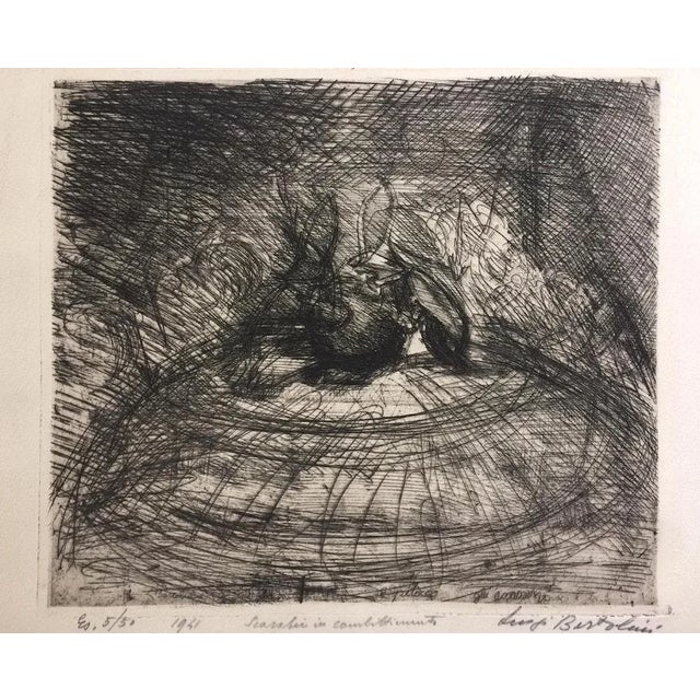 Image dimensions: 23.5 x 27.5 cm. Scarabei in combattimento (Fighting Beetles) is an original artwork realized by the...