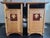 Stickley Style Oak Mission Nightstands (Pair) With Inlaid Gillot & Cie Tile For Sale In Los Angeles - Image 6 of 13
