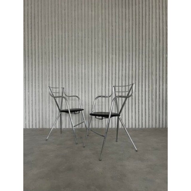 Artist hiroyuki yamakado italy, 1987 h 82cm w 46cm d 54cm 8 “cinderella” folding chairs by hiroyuki yamakado for porada...