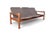 Brown Mid 20th Century Attributed to Domino Møbler Danish Teak Three Seat Sofa For Sale - Image 8 of 18