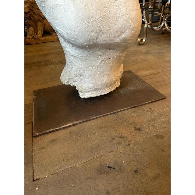 1960s Mid 20th Century French Plaster Female Torso, 1960 For Sale - Image 5 of 11