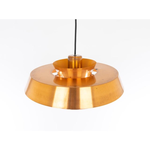 Fog & Mørup Copper Nova Pendant by Jo Hammerborg for Fog & Mørup, 1960s For Sale - Image 4 of 7