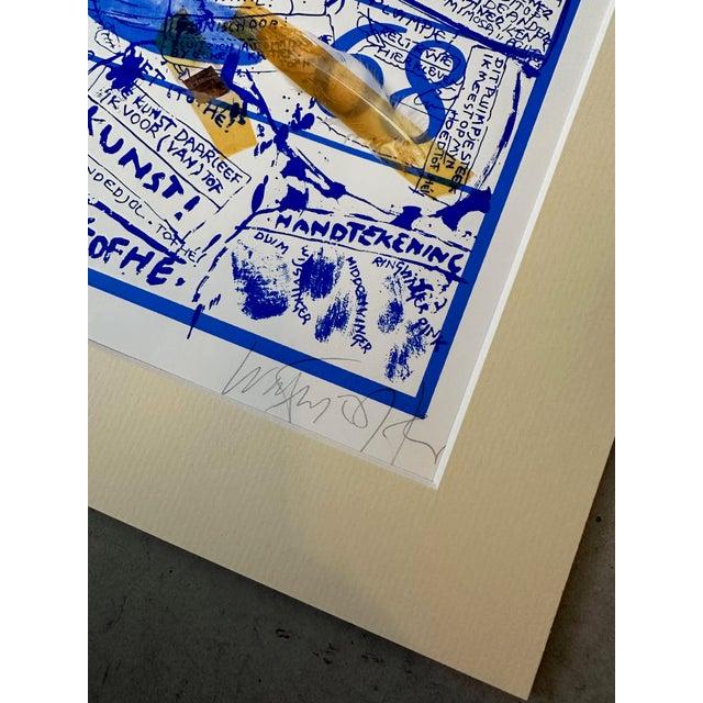 1960s Wilfried Pas, Signed Screen Print, 1960s For Sale - Image 5 of 13