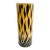 Mid-Century Modern Italian Ceramic Umbrella Stand - Abstract Flame Pattern For Sale