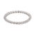 Contemporary Contemporary Diamond 18k White Gold Eternity Band, Size 6.5 For Sale - Image 3 of 5