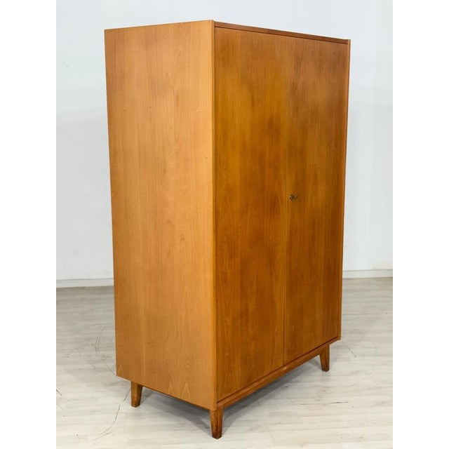 Mid-Century Wardrobe in Oak For Sale - Image 4 of 10