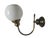 Metal Vintage Art Deco Wall Lamp, Poland, 1950s For Sale - Image 7 of 7