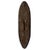 Vintage Black & White Zulu Elongated Shield For Sale - Image 4 of 4