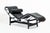 This authentic LC4 chaise lounge chair designed by Le Corbusier was produced by Cassina in 1981. The chair features a...