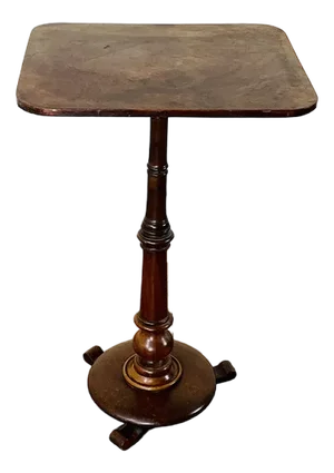 19th Century English Oak Tilt-Top Wine Table